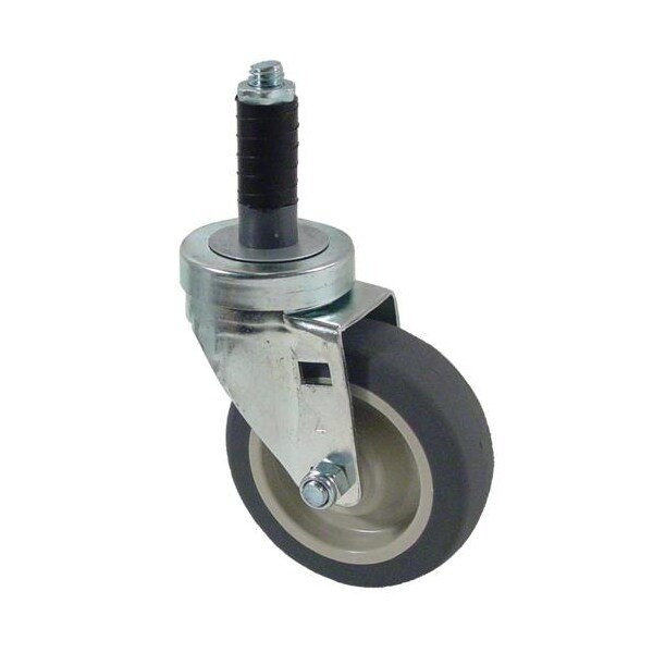 Duraglide 1 in Expanding Stem Swivel Caster w/ 4 in Wheel